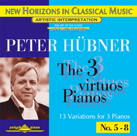 Peter Hübner, The 3 Virtuos Pianos No. 4 - 8